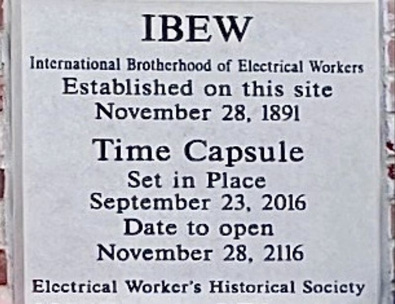 IBEW Marker image. Click for full size.
