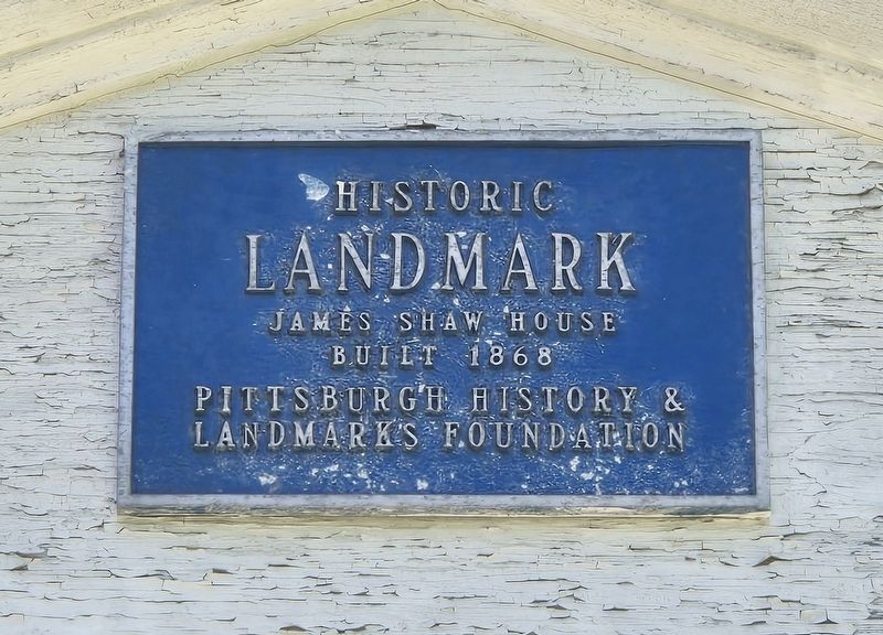 James Shaw House Marker image. Click for full size.