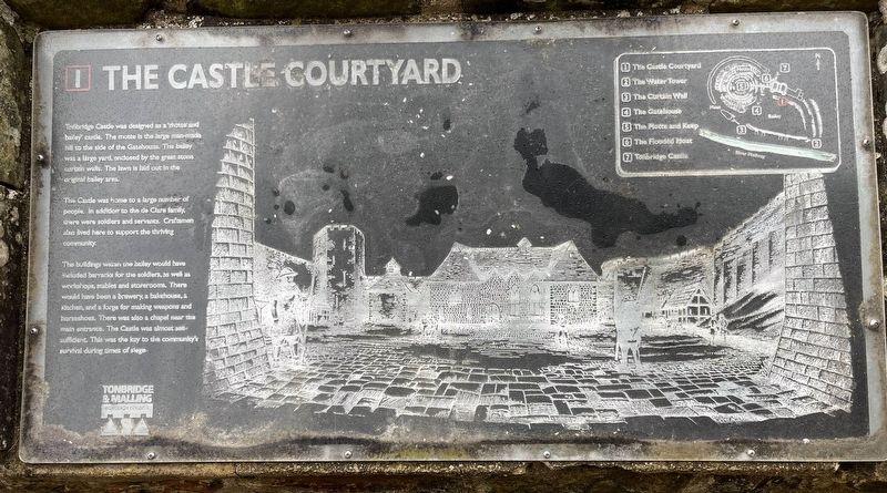 The Castle Courtyard Marker. Click for full size. The Castle Courtyard Marker image. Click for full size.