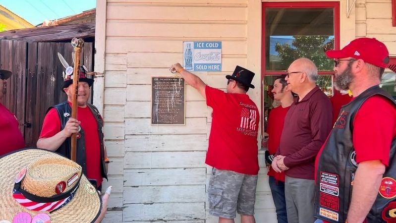The Bok Bok Man Marker Dedication. Click for full size. The Bok Bok Man Marker Dedication image. Click for full size.