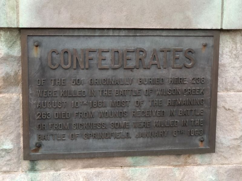 Confederates Marker. Click for full size. Confederates Marker image. Click for full size.