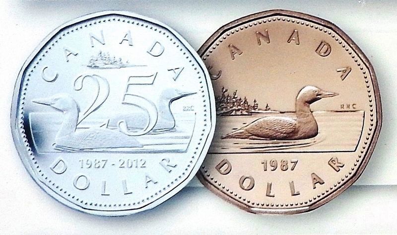 Marker detail: 25th Anniversary Dollar Coin. Click for full size. Marker detail: 25th Anniversary Dollar Coin image. Click for full size.
