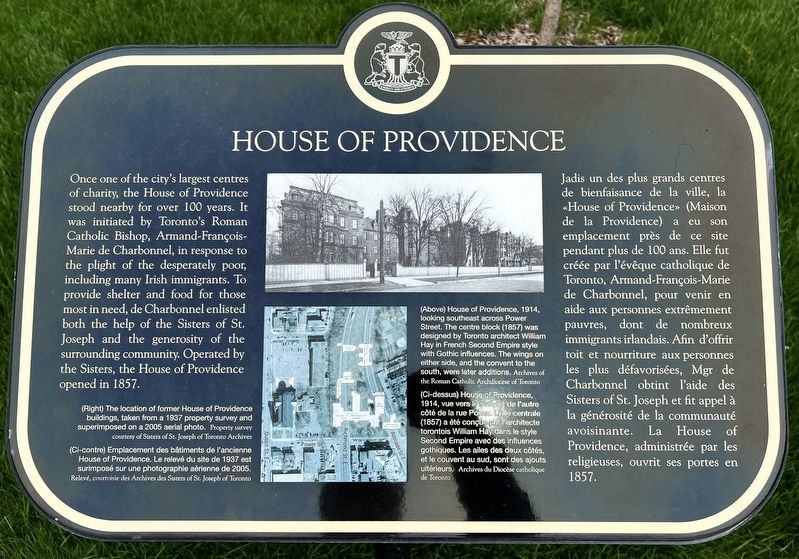 House of Providence Marker image. Click for full size.