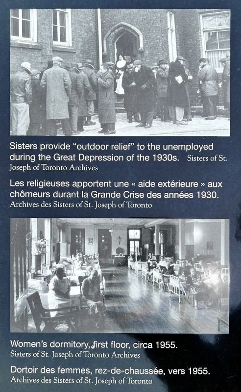 House of Providence marker (2nd panel) photos and captions detail image. Click for full size.
