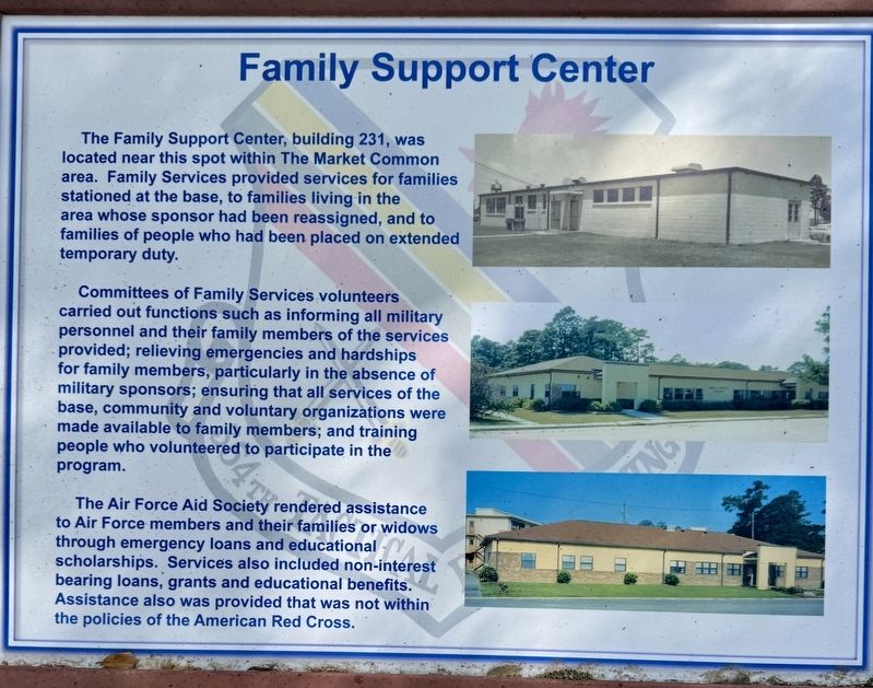 Family Support Center Marker. Click for full size. Family Support Center Marker image. Click for full size.