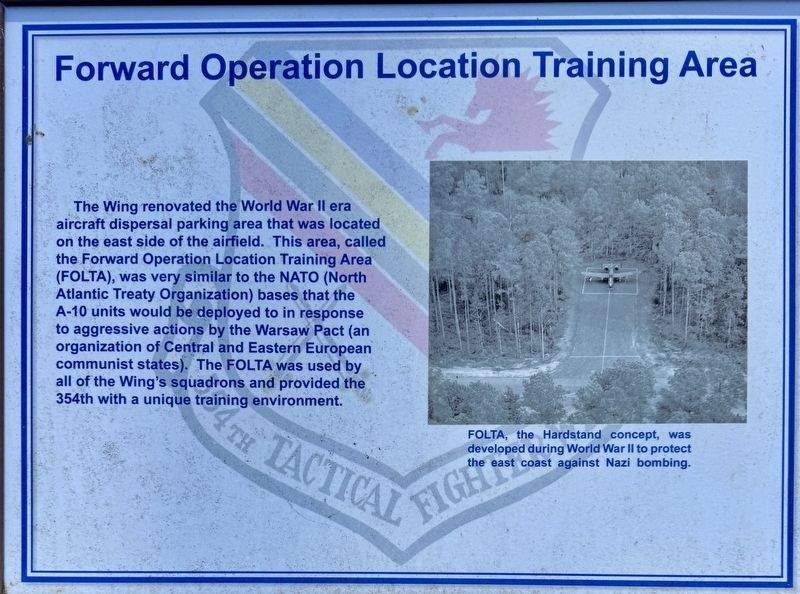 Forward Operation Location Training Area Marker. Click for full size. Forward Operation Location Training Area Marker image. Click for full size.