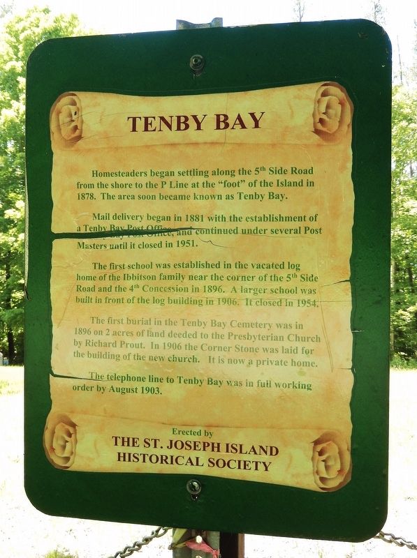 Tenby Bay Marker image. Click for full size.