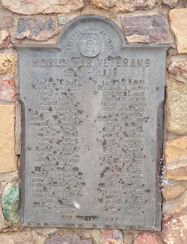 World War Veterans Marker image. Click for full size.