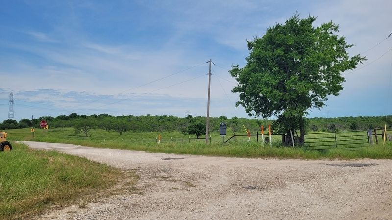 The view of the Love-Anderson Feud Marker along the road. Click for full size. The view of the Love-Anderson Feud Marker along the road image. Click for full size.