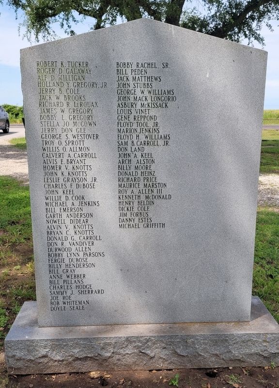 Birdston Veterans Memorial - Reverse Side. Click for full size. Birdston Veterans Memorial - Reverse Side image. Click for full size.