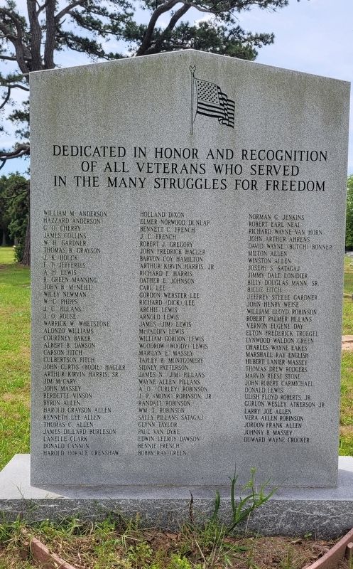 St. Elmo Cemetery Veterans Memorial. Click for full size. St. Elmo Cemetery Veterans Memorial image. Click for full size.