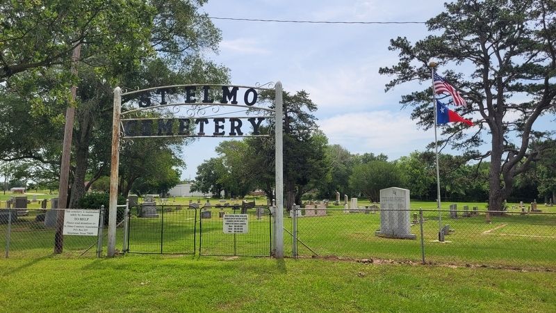 The view of the entrance to the St. Elmo Cemetery and Memorial. Click for full size. The view of the entrance to the St. Elmo Cemetery and Memorial image. Click for full size.