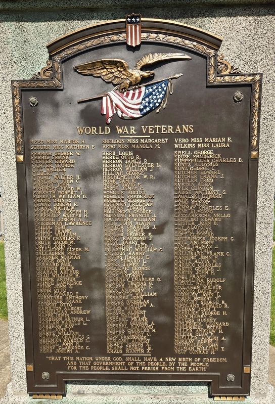 Millvale Great War Memorial. Click for full size. Millvale Great War Memorial image. Click for full size.