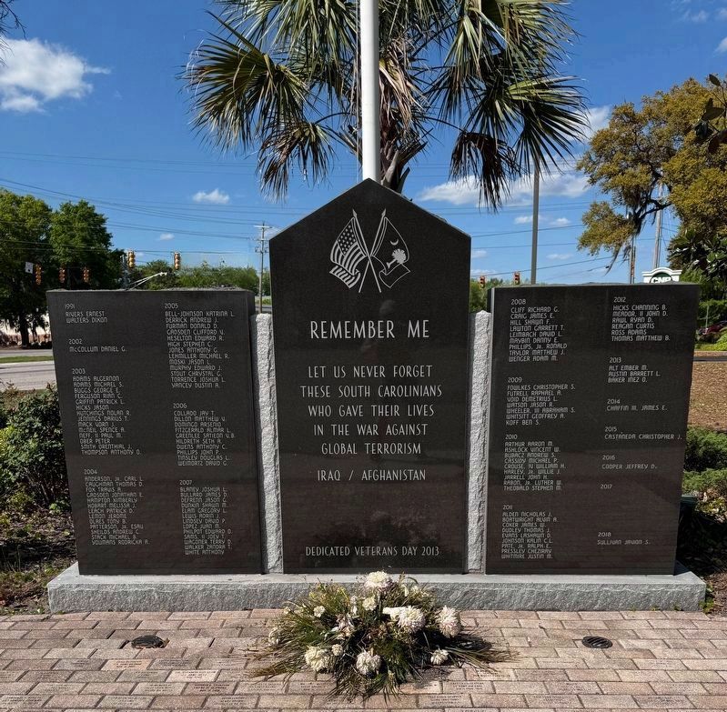 War Against Global Terrorism Memorial. Click for full size. War Against Global Terrorism Memorial image. Click for full size.