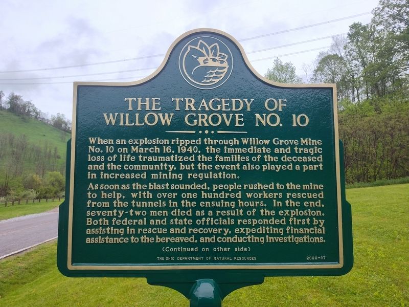 The Tragedy Of Willow Grove No. 10 Marker image. Click for full size.