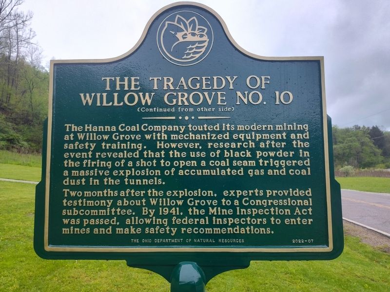 The Tragedy Of Willow Grove No. 10 Marker image. Click for full size.