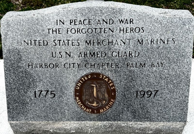 United States Merchant Marine and U.S.N. Armed Guard Marker image. Click for full size.