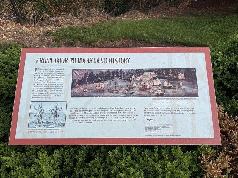 Front Door to Maryland History Marker image. Click for full size.