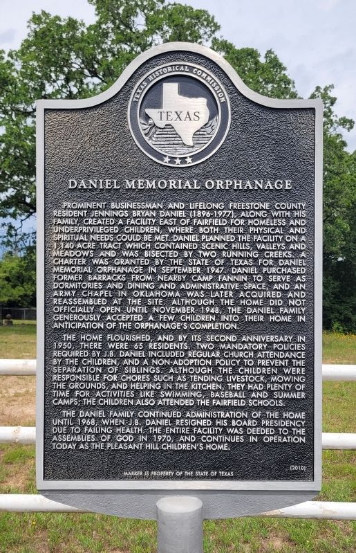 Daniel Memorial Orphanage Marker image. Click for full size.