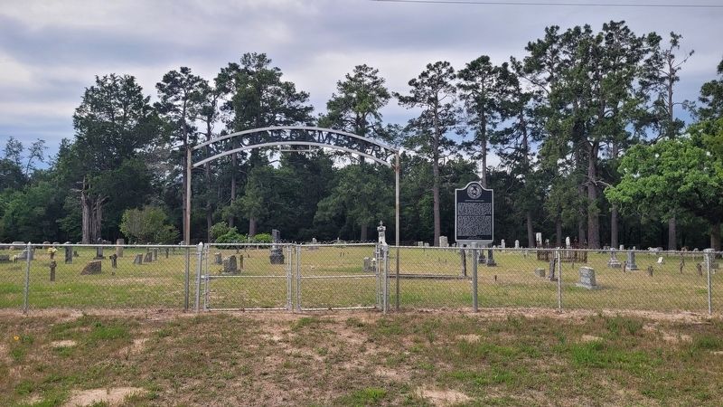 The entrance to the Antioch Cemetery and Marker. Click for full size. The entrance to the Antioch Cemetery and Marker image. Click for full size.