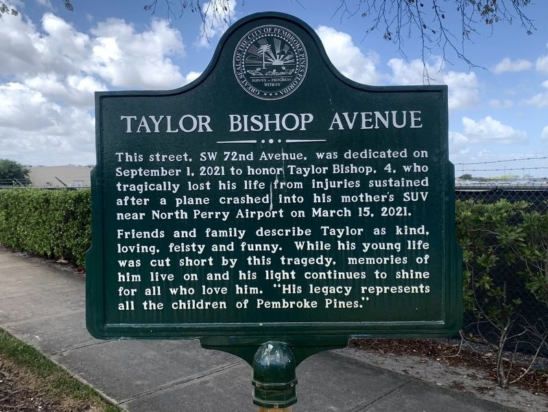 Taylor Bishop Marker. Click for full size. Taylor Bishop Marker image. Click for full size.