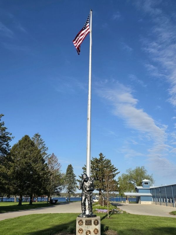 Home of the Free Because of the Brave Marker. Click for full size. Home of the Free Because of the Brave Marker image. Click for full size.