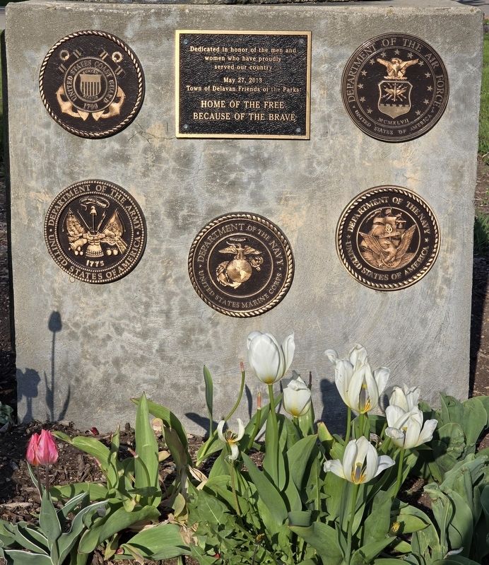 Home of the Free Because of the Brave Marker. Click for full size. Home of the Free Because of the Brave Marker image. Click for full size.