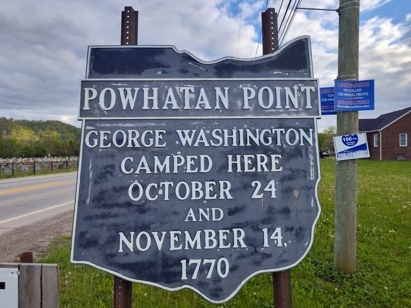 Powhatan Point Marker. Click for full size. Powhatan Point Marker image. Click for full size.