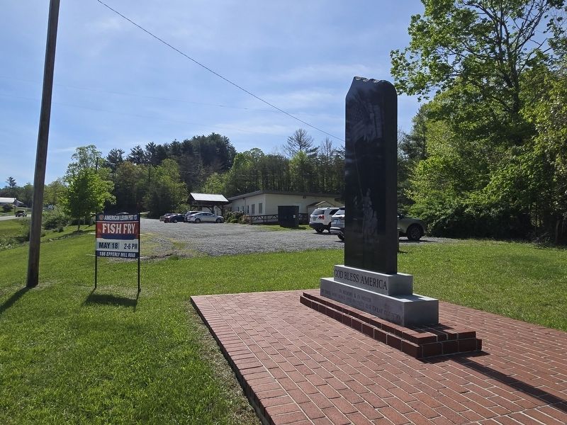 Monument next to parking lot of New River Community Action. Click for full size. Monument next to parking lot of New River Community Action image. Click for full size.