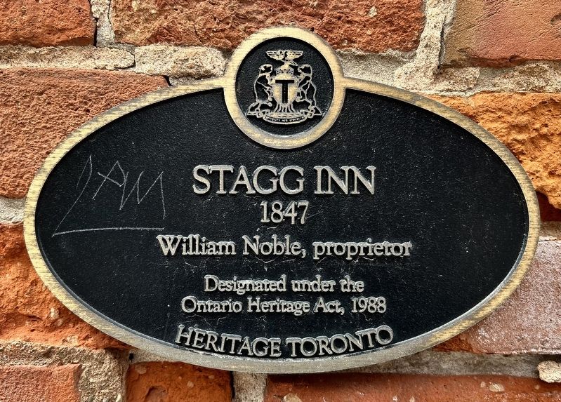 Stagg Inn Marker. Click for full size. Stagg Inn Marker image. Click for full size.