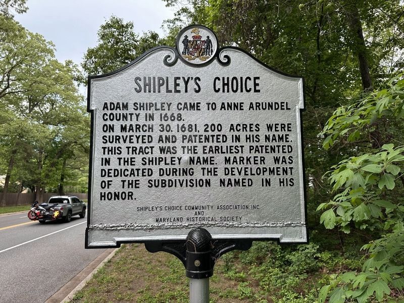 Shipley’s Choice Marker. Click for full size. Shipley’s Choice Marker image. Click for full size.