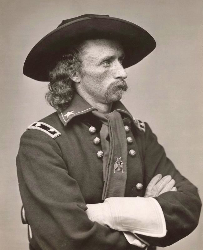 Major-General George Armstrong Custer image. Click for full size.
