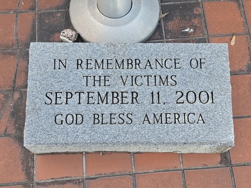 9/11 Memorial side of marker image. Click for full size.