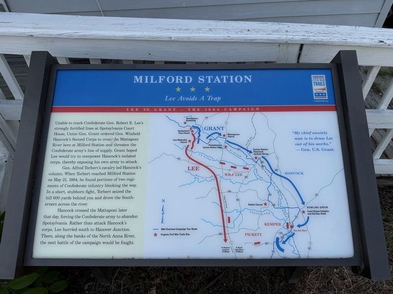 Milford Station Marker image. Click for full size.