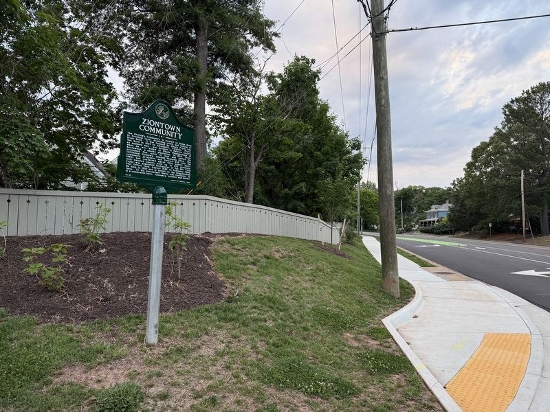 Ziontown Community Marker image. Click for full size.