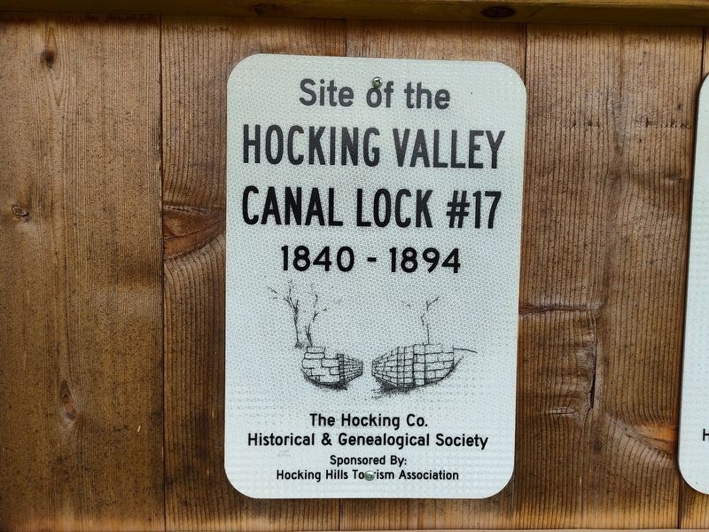 Hocking Valley Canal Lock Marker image. Click for full size.