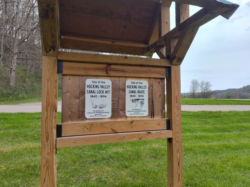 Hocking Valley Canal Lock Marker image. Click for full size.