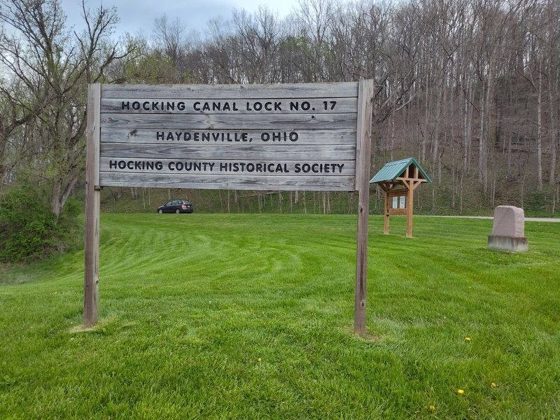 Hocking Valley Canal Lock Marker image. Click for full size.