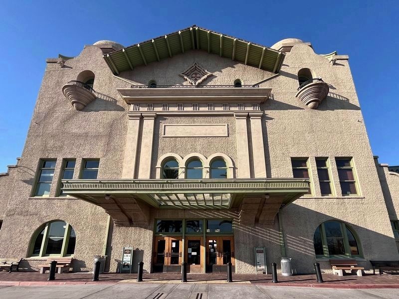 San Bernardino Santa Fe Depot image. Click for full size.