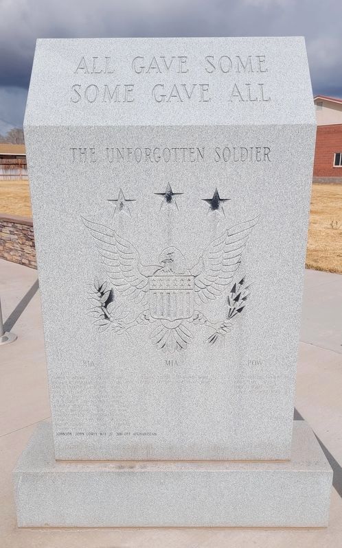Loa Veterans Memorial - 1st Panel image. Click for full size.