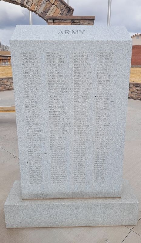 Loa Veterans Memorial - 2nd Panel image. Click for full size.