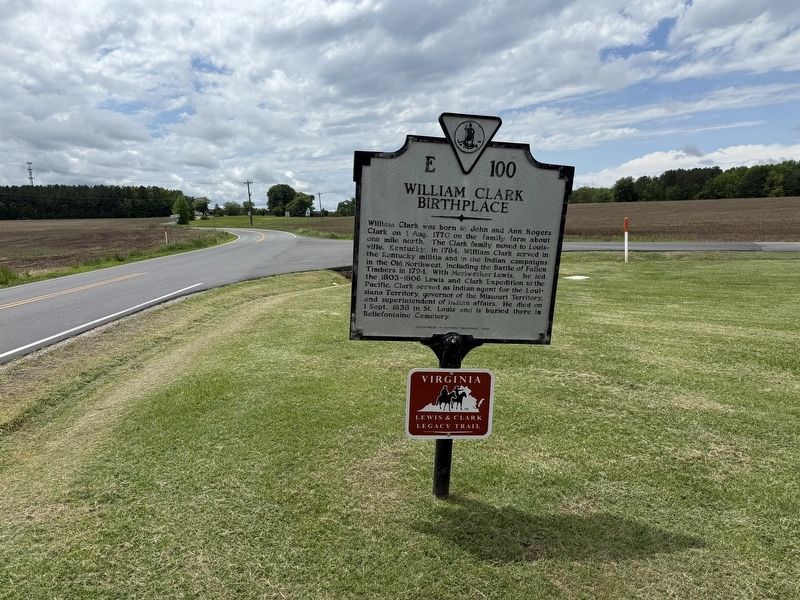 William Clark Birthplace Marker image. Click for full size.