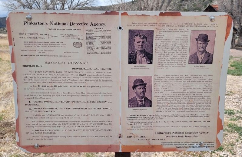 Additional marker on Butch Cassidy image. Click for full size.