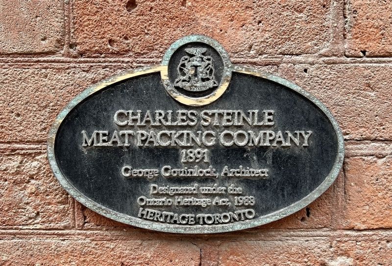 Charles Steinle Meat Packing Company Marker. Click for full size. Charles Steinle Meat Packing Company Marker image. Click for full size.