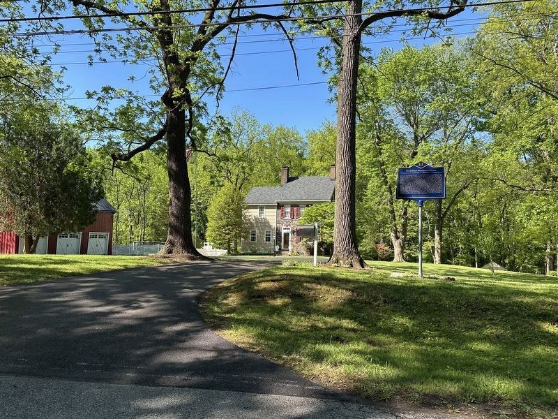 The William Montgomery House Marker - wide view image. Click for full size.