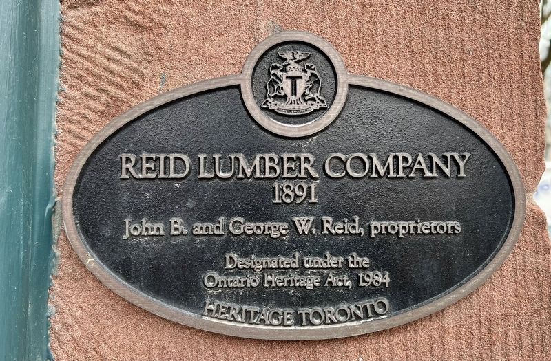 Reid Lumber Company Marker image. Click for full size.