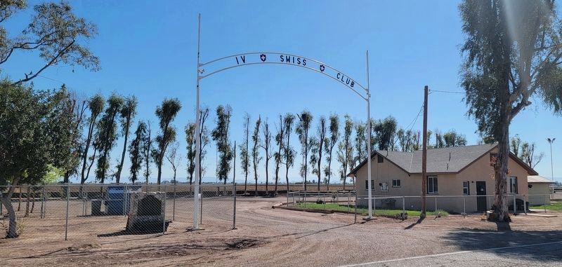 Imperial Valley Swiss Club Marker. Click for full size. Imperial Valley Swiss Club Marker image. Click for full size.