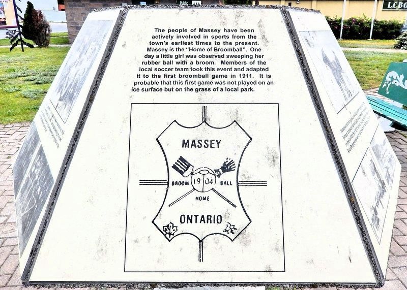 Home of Broomball Marker (<i>panel 1 of 6</i>) image. Click for full size.