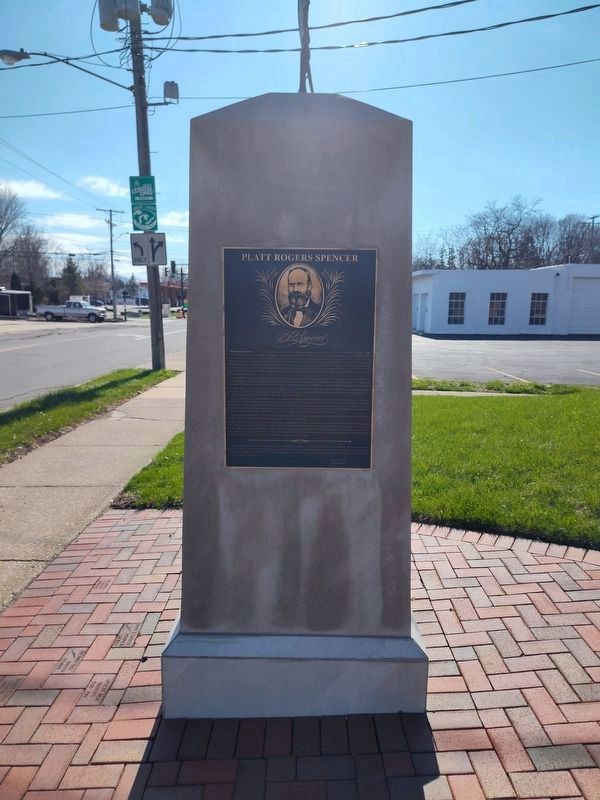 Spencerian Monument for American Handwrighting Marker. Click for full size. Spencerian Monument for American Handwrighting Marker image. Click for full size.
