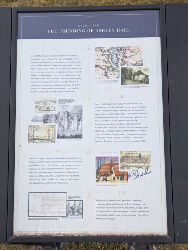 The Founding of Ashley Hall Marker image. Click for full size.